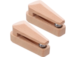 Ganchos De Pared Madera Natural Para Edredones Y Tapices, Instalación Sin Taladro, Diseño Rústico