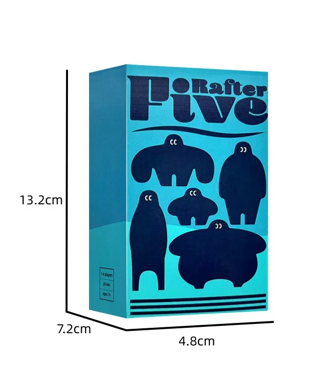 (rafter Five) Un Juego De Cartas Que Estimula El Cerebro, El Mejor Juego Familiar. Un Divertido Juego De Fiesta.