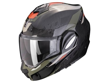 Casco modular para moto SCORPION Exo-tech Evo Carbon Rover