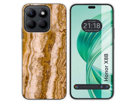 Funda Diseño Mármol para Honor X8B TUMUNDOSMARTPHONE Silicona Multicolor