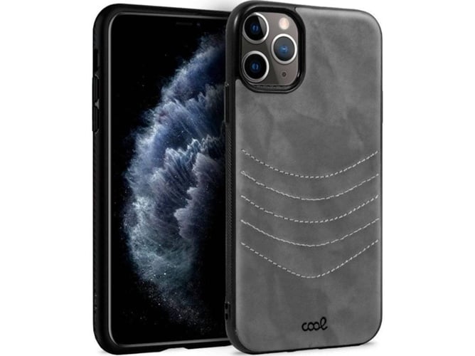 Funda iPhone 11 Pro COOL Piel Gris