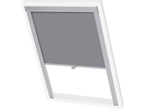 vidaXL Persiana opaca enrollable gris CK02