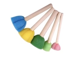 5pcs/set Ferramentas De Grafite Pincéis De Espuma Eva Brushes Brinquedos De Desenho Para Crianças
