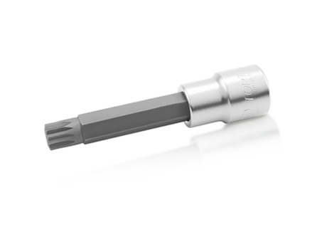 Llave de Vaso Bit Largo Xzn 1/2 TOPTUL Bcjd M10 113Bcja1610