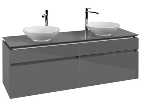 Mueble de tocador Villeroy &amp Boch Legato B600 1600x550x500mm 2 lavabos