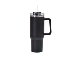 KOFIHETY Taza Térmica con Pajita y Asa, Taza de Acero Inoxidable con Aislamiento Doble para Viaje, Tapa Antifugas para Café, Agua y Té