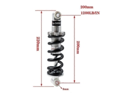 Amortiguador Trasero Para 47cc 49cc Super Minimoto Atv Quad Scooter Eléctrico Pocket Bike 100 125 150 1