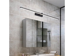 Aplique LED de pared de 60 cm - Blanco - 40/60 cm - Luz de espejo de baño - Luz blanca fría - Luz de espejo de maquillaje