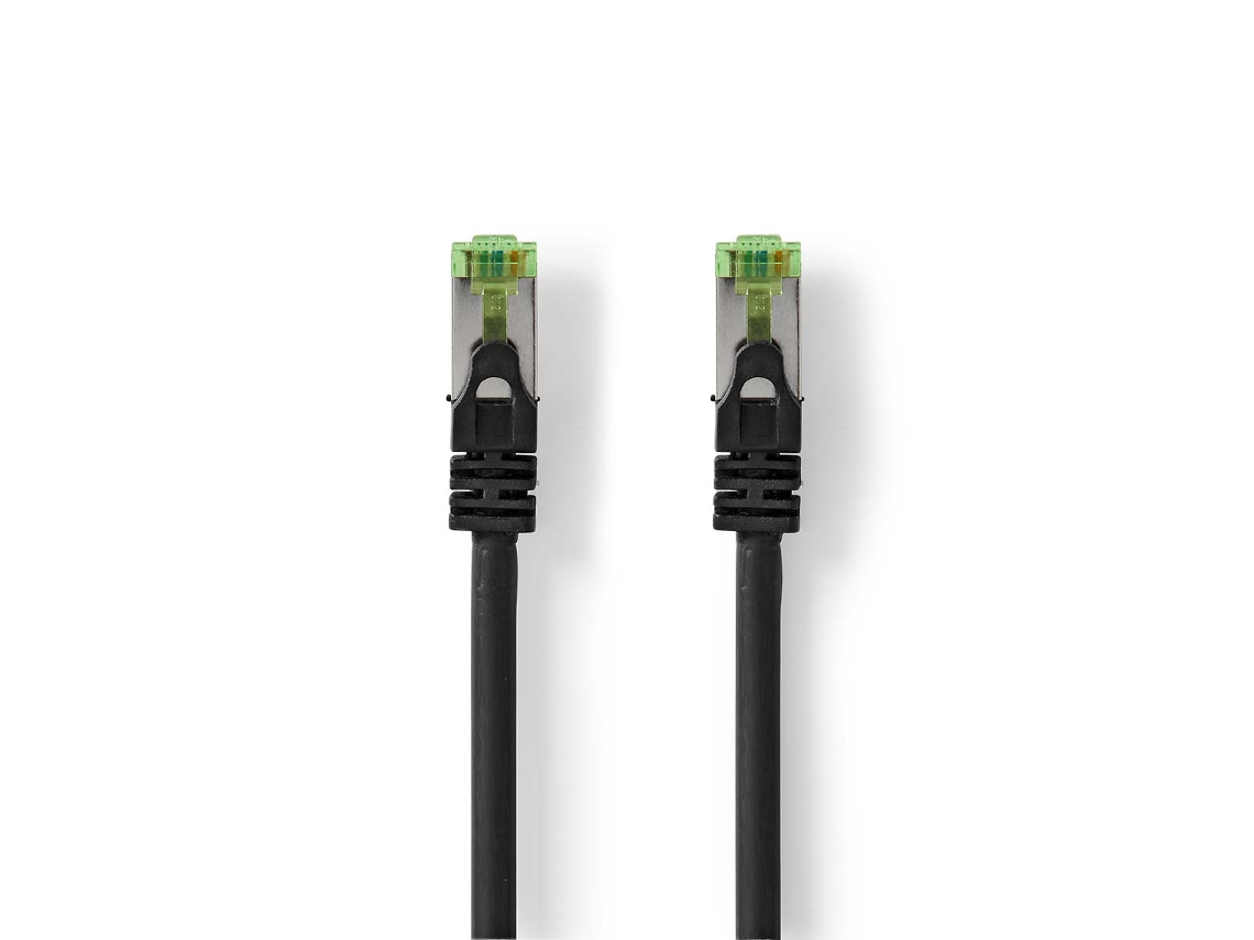 Cable NEDIS Cat7 S/Ftp Rj45 Macho Rj45 Macho 1,00 M Redondo Sin Enganches Lszh Negro
