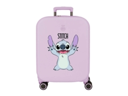 Maleta de cabina / Trolley 55cm 4r Enso Stitch Lila juguetón