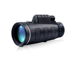 Monocular 40x60 Hd De Visión Nocturna Con Brújula Para Fotografía Con Teléfono Móvil, Lupa, Funda Protectora Y Bolsa De Cuerda.