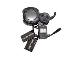 Acelerador con pantalla LED y tarjeta NFC para Vsett 8/8+/9/9+ y Zero 8/9/10/8x/10x/z8pro, negro