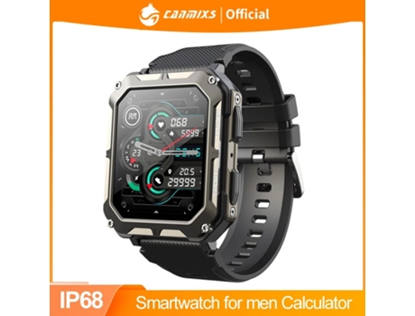 Reloj inteligente impermeable Mujeres smartwatch para hombres Calculadora Bluetooth Llamada Relojes deportivos Android iOS Fitness Tracker VEANXIN