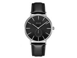 Reloj Unisex Zivok Moda Simple Dial Redondo Movimiento De Cuarzo Para Hombre Y Mujer