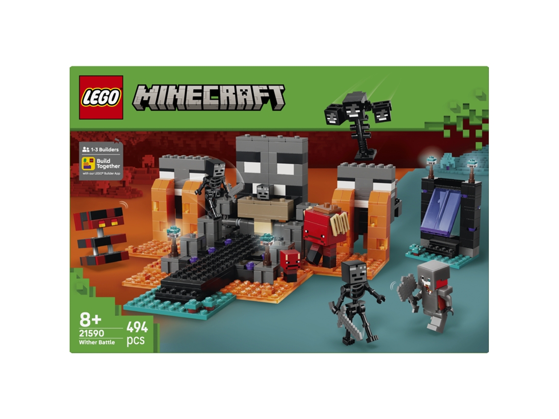 Lego® 21590 Minecraft® Batalla Contra Wither – Criaturas Y Escenas De Combate 8+