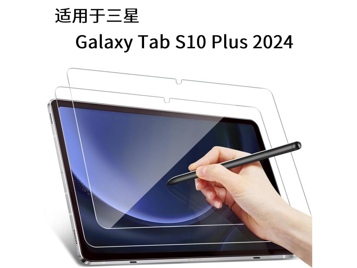 Protectores de pantalla de vidrio templado para tabletas Samsung. Samsung Galaxy Tab S9/S8/S7/S7fe/S10/S9 Fe de 12,4 pulgadas Yunzii