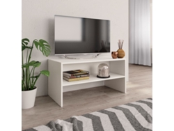 Mueble de Armario Tv 80X40X40 Cm Contrachapado Blanco