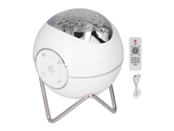 Proyector de estrellas 2026 con carga USB, proyector LED con botón táctil, luz nocturna con música para la habitación de los niños.