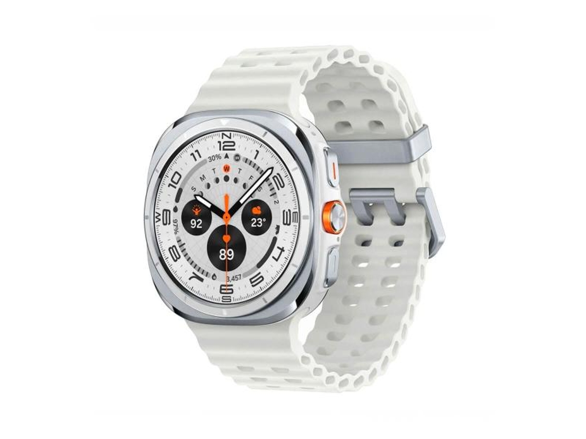 Galaxy Watch Ultra 4g de 47 mm con correa blanca y azul marino L705 Samsung (blanco titanio)
