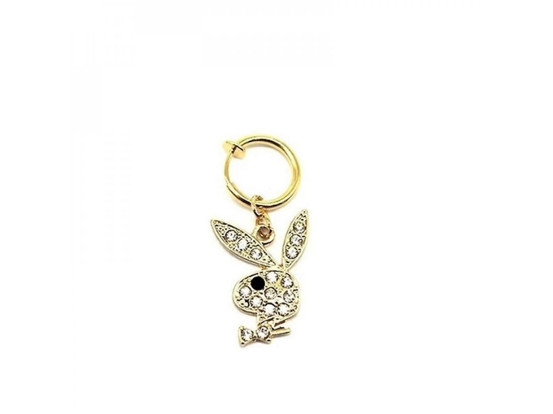 Diseño Creativo De Aro Con Forma De Trasero De Conejo Para Mujeres Y Niñas, Joyería Corporal De Acero Inoxidable.