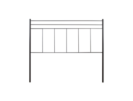 Cabecero de Forja FACTORY MUEBLES Villarrubia, Negro Cama de 105 cm ( 110 x 120)