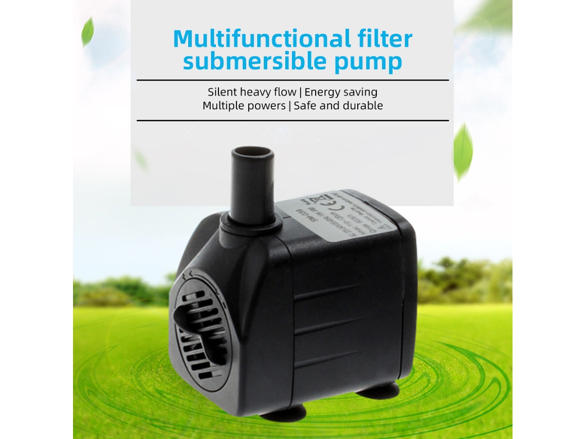 Mini bomba sumergible con caudal regulable 600 l/h