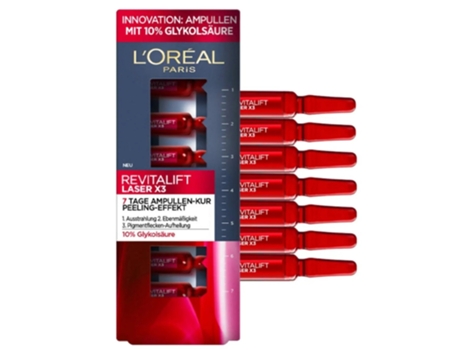 Ampolas com efeito peeling, cura de 7 dias Revitalift Laser X3 L'ORÉAL PARIS