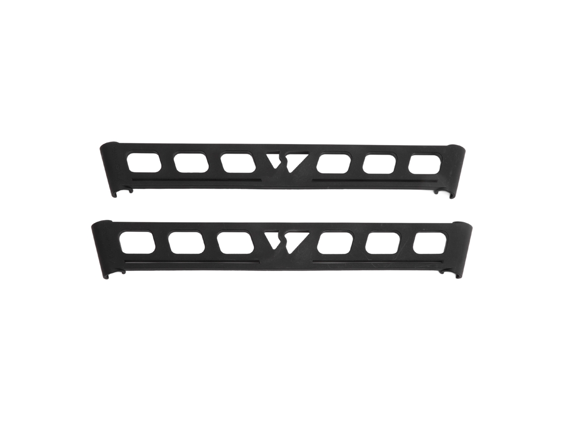 2 Piezas De Estante Lateral Con Hebilla Para Camping, De Nailon Negro, Para Utensilios De Exterior