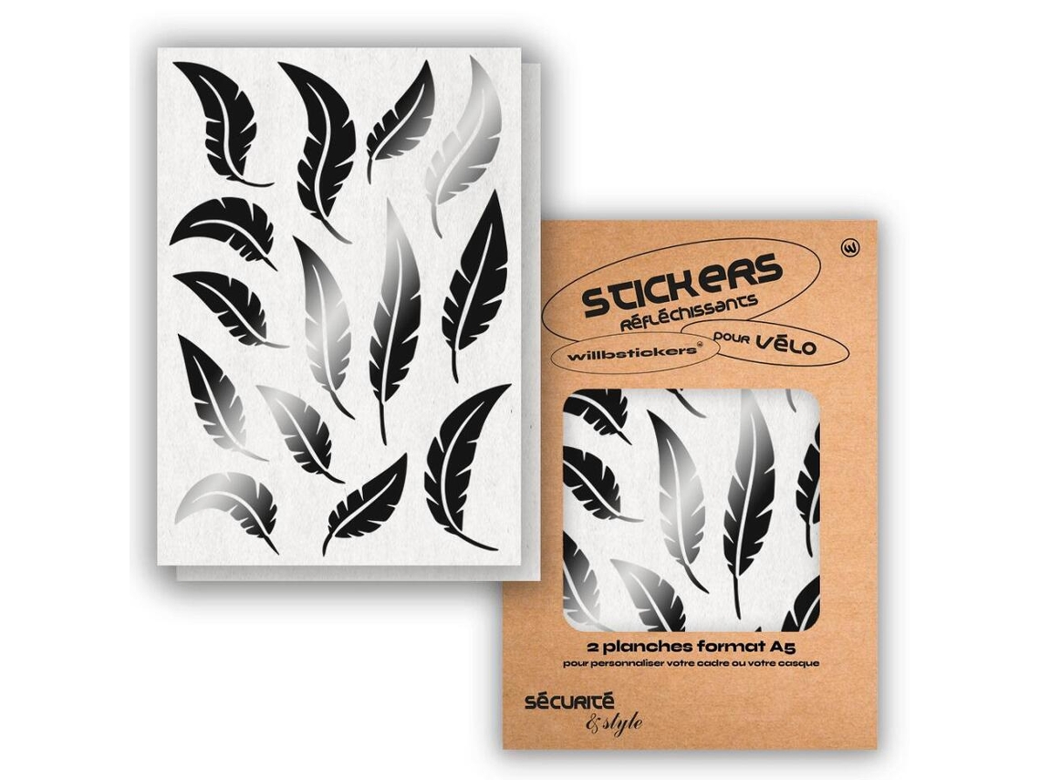 Autocolantes Refletores WILL B STICKERS Talla A5 PlUna