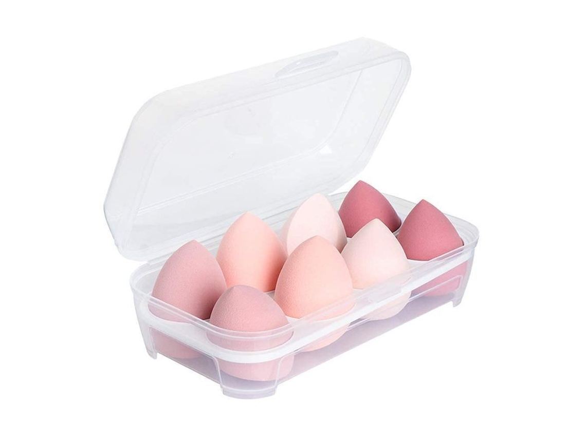 Esponja De Maquillaje Para Uso En Seco Y Húmedo, Para Maquillaje Líquido, En Polvo Y En Crema. Set De Herramientas Con Múltiples Formas.