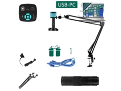 Microscopio digital, aumento de 150x, compatible con HDMI y USB, 48MP 4K HDMI USB, chips Sony 150x