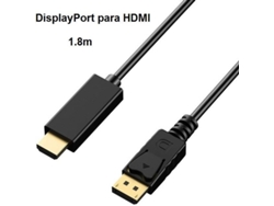 Cable DisplayPort para HDMI (1.8m)