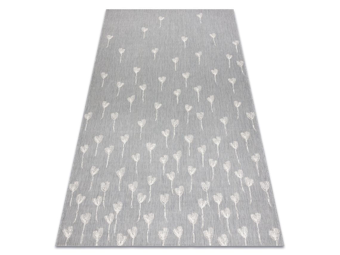 Alfombra DYWANY LUSZCZOW Sizal Flat 48779-637 (Gris - 120 x 170 cm - Polipropileno)