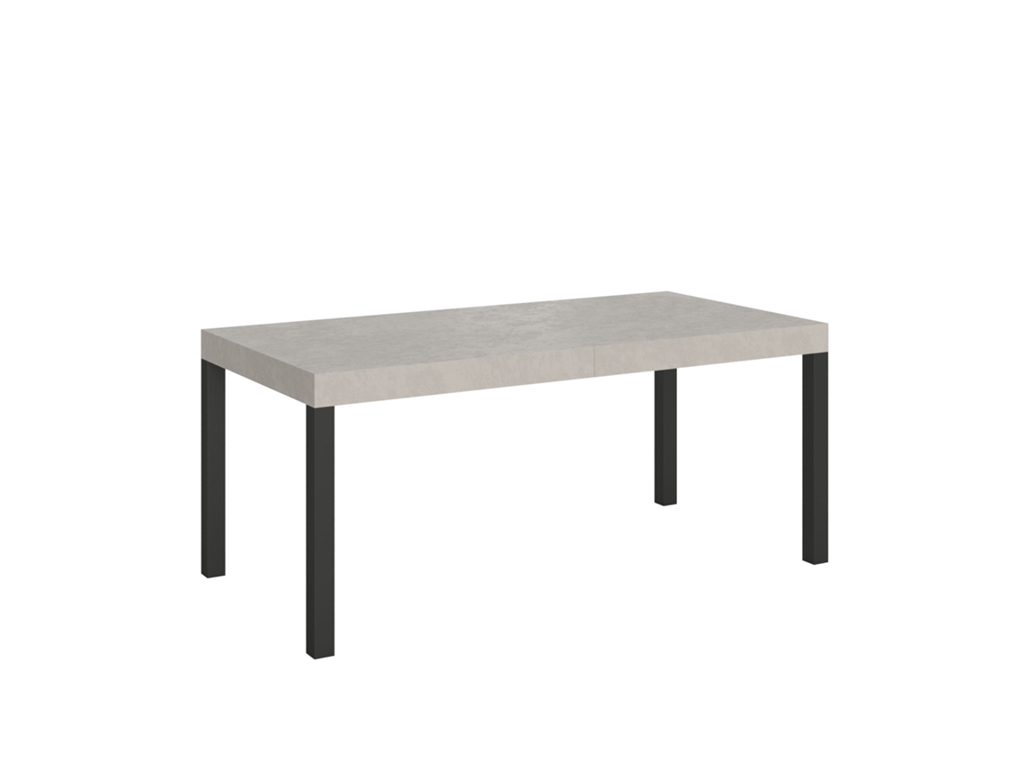 Mesa extensible Everyday Cashmere 200/304x90 cm con patas antracita Itamoby