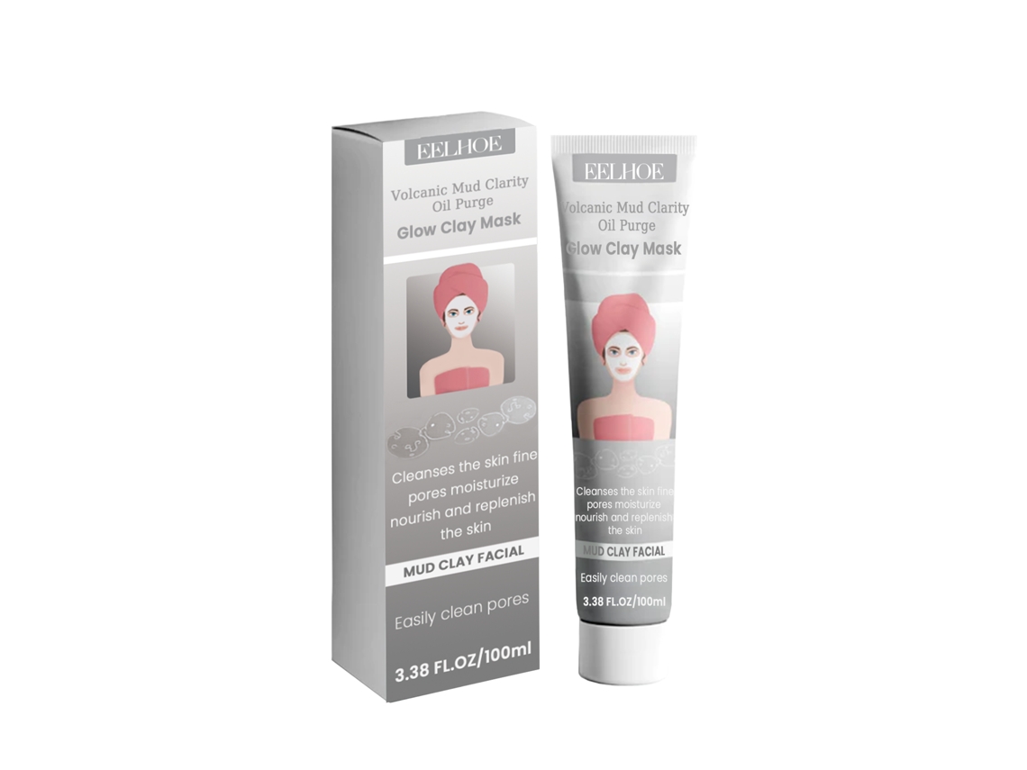 Mascarilla facial limpiadora con barro volcánico