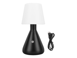 Bj-lâmpada De Mesa Portátil De Metal Sem Fio Led Com Controle Táctil 3 Cores E Regulável De Carga