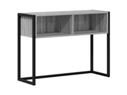 Mesa auxiliar | Mesa de salón | Mesa de salón Sonoma gris, 100 x 36 x 75 cm, madera tratada.