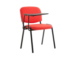 Silla Ken con mesa plegable en tejido CLP rojo