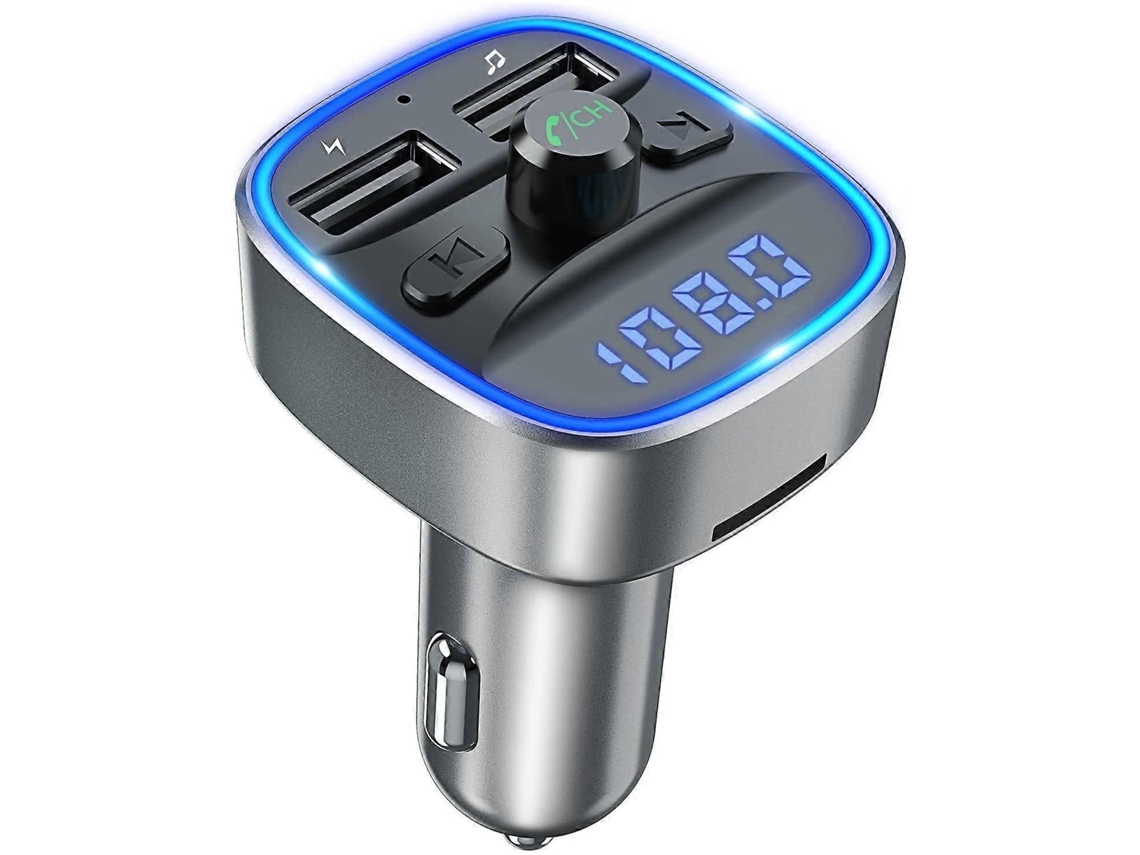 Transmisor/receptor Bluetooth FM GOKOCO Zruxe para Ca Gray