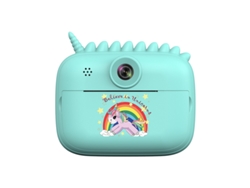 Cámara Instantánea Para Niños, Impresión De Fotografías Mini Hd - Azul Cielo CHRUI