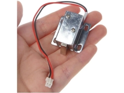 Cerradura Electromagnética De Solenoide De 12 V Y 0,4 A For Cajón Para Uso Doméstico E Profissional Com Acabamento