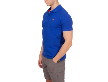 Polo de Hombre NAPAPIJRI Algodón Azul (S)