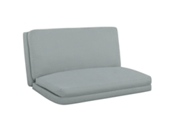 Sofá cama plegable convertible de 4 secciones, capacidad de carga de 240 kg, 137,5 x 85,5 x 74 cm, gris claro.