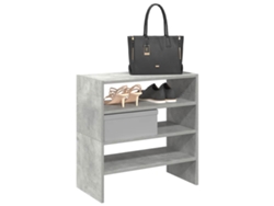 Mueble Zapatero | Zapateros 2 Uds Apilables Gris Hormigón 60x30x30,5 Cm