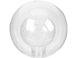 Cristal Redondo Transparente De 10 Cm Para Bombilla G9 De Repuesto Para Plafón Suspendido.