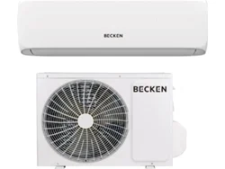 Aire Acondicionado Split BTU BECKEN BAC9409 (18 m² - 2323 / 2.7 Frig/Cal - Blanco)