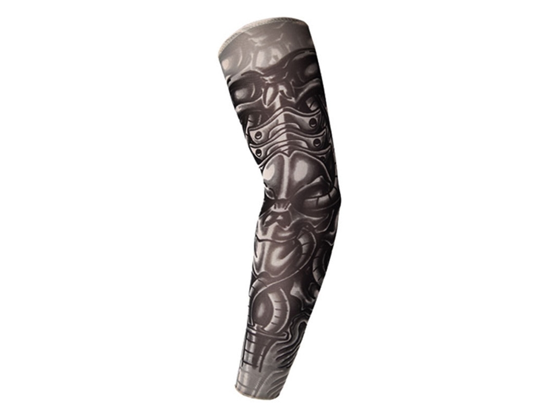 Unidad De Mangas De Tatuaje Temporal Con Protección Uv Para Exteriores, Calentadores De Brazos, Mangas De Tatuaje Falso Temporal, Protección Uv