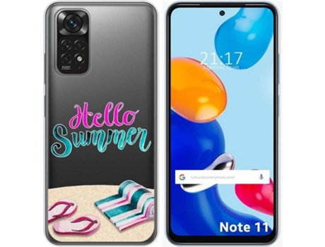 Carcasa Xiaomi Redmi Note 11 TUMUNDOSMARTPHONE Dibujos Transparente Summer Multicolor