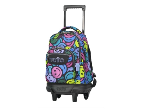 Trolley Escolar TOTTO Resma Sonrisas Multicolor ( 42x29,5x16 cm - 20L)