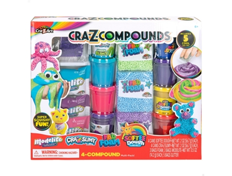 Multipack juego slime, plastilina y pasta modelite CRA-Z-ART